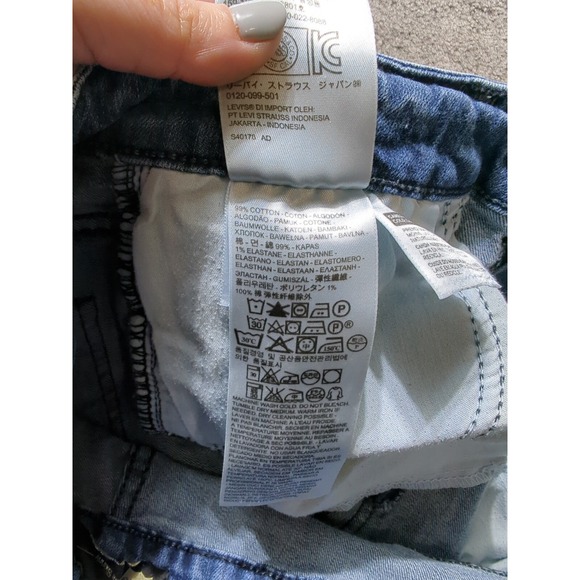 Levi's Mid Rise Skinny Women's Size 32x30 Medium Wash - Picture 6 of 14